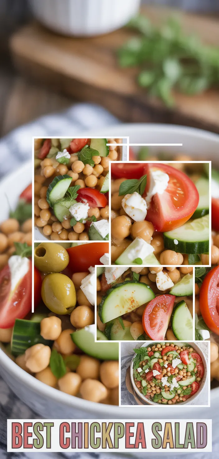 A photo of The Very Best Chickpea Salad Recipe