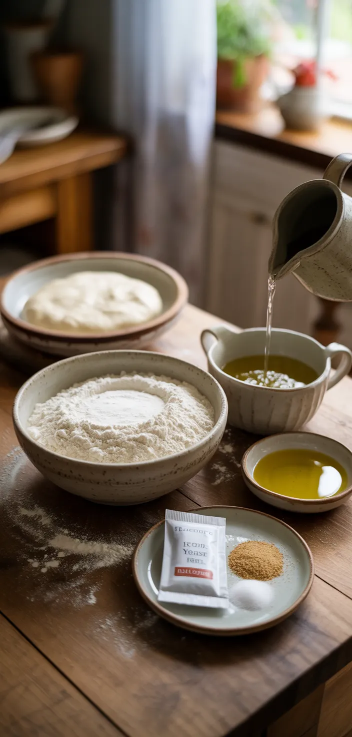 Ingredients photo for Joanna Gaines Pizza Dough​ Recipe
