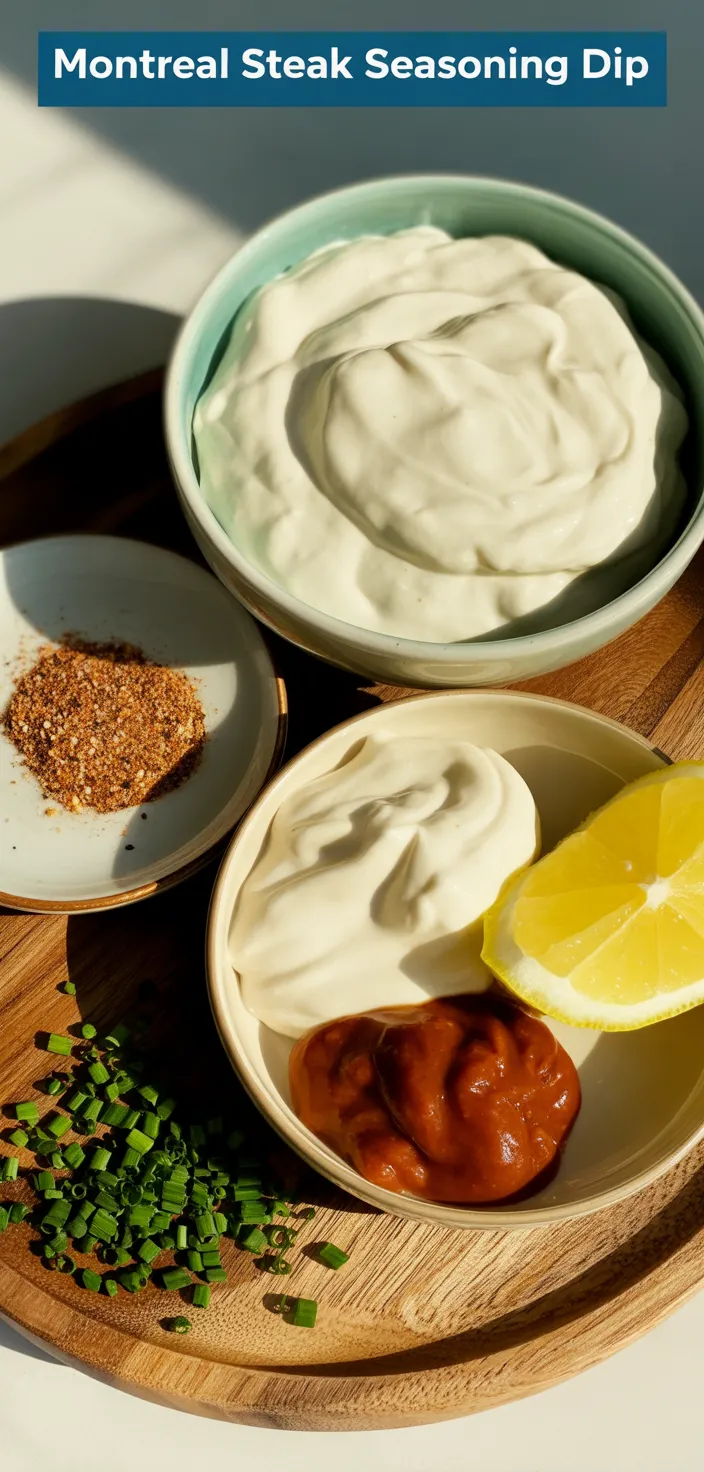 Ingredients photo for Montreal Steak Seasoning Dip Recipe