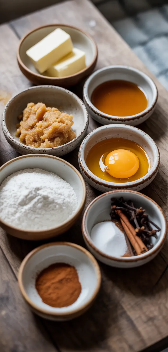 Ingredients photo for Old German Honey Cookies Recipe