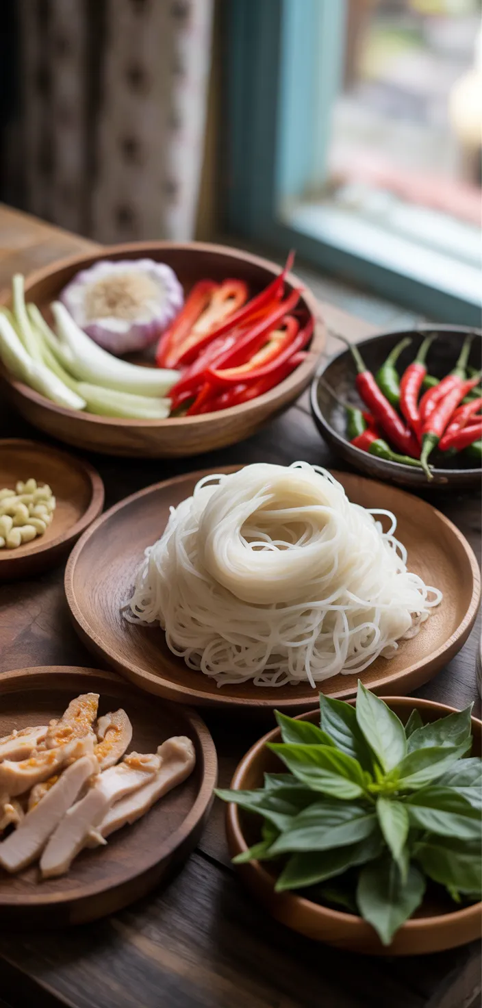 Ingredients photo for Street Style Thai Drunken Noodles Recipe