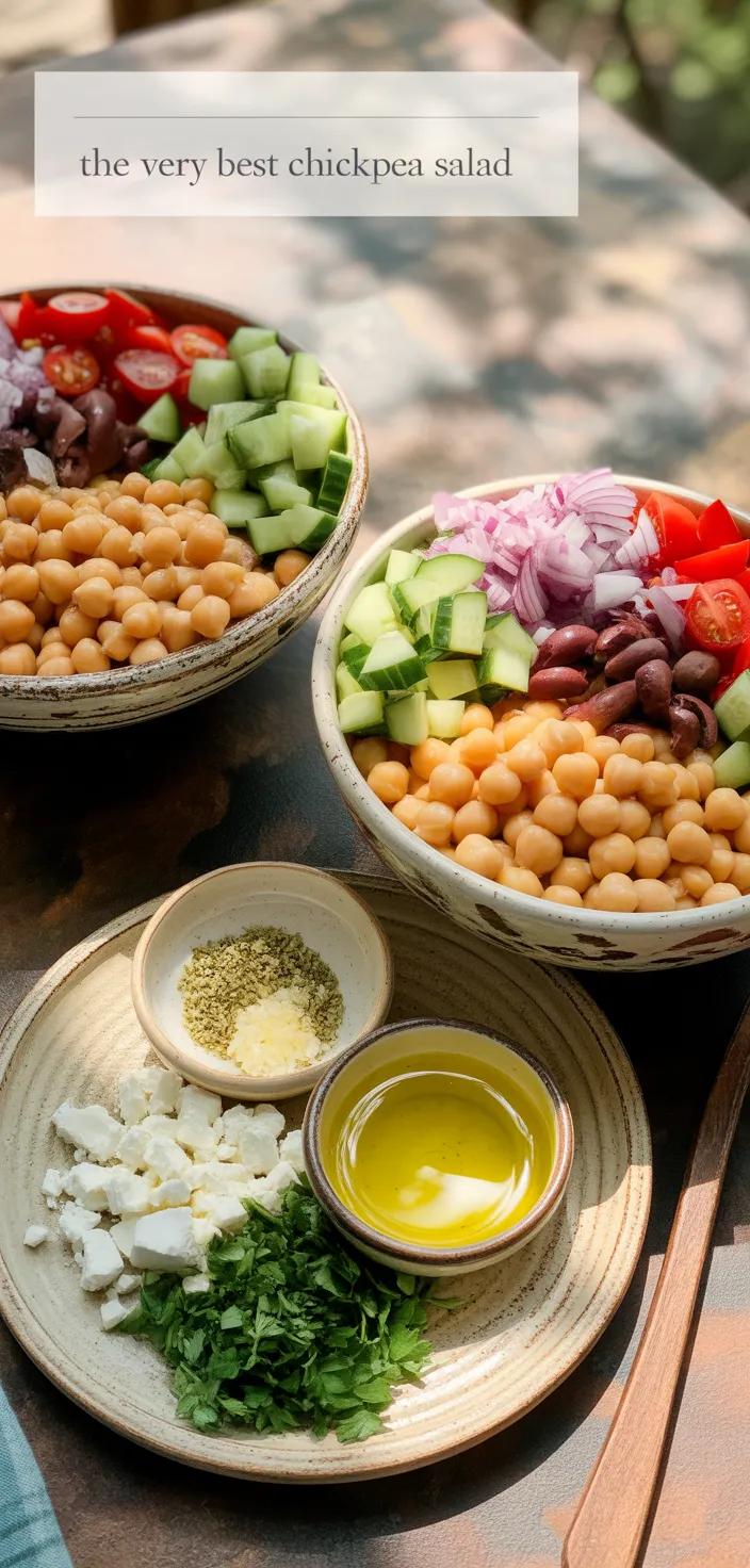 Ingredients photo for The Very Best Chickpea Salad Recipe