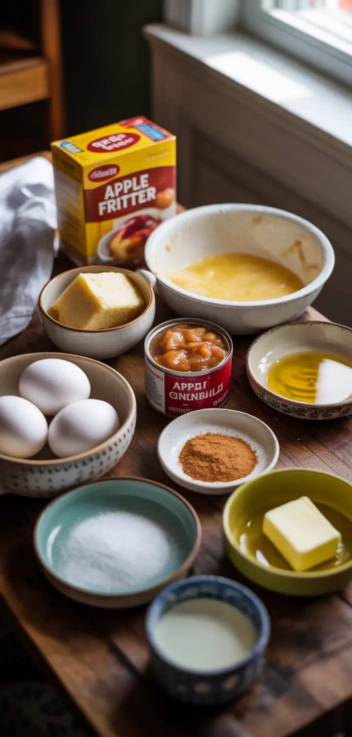 Ingredients photo for Apple Fritter Muffins Recipe