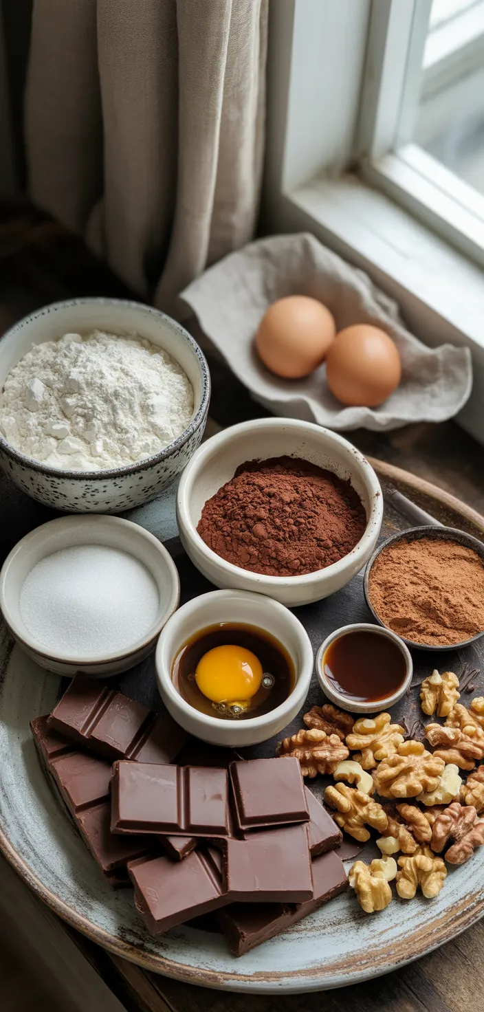 Ingredients photo for Chocolate Espresso Biscotti Recipe
