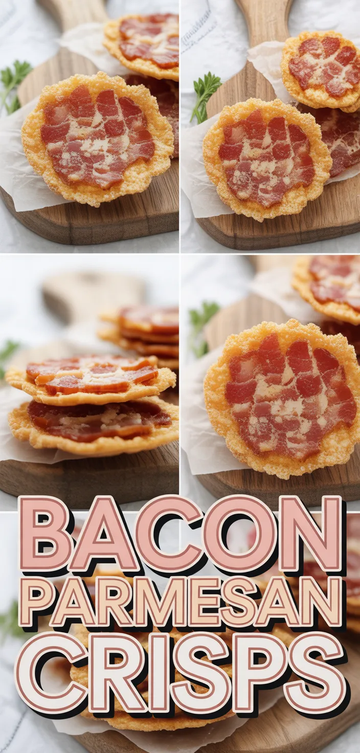 A photo of Bacon Parmesan Crisps Recipe