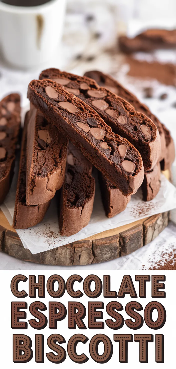 A photo of Chocolate Espresso Biscotti Recipe