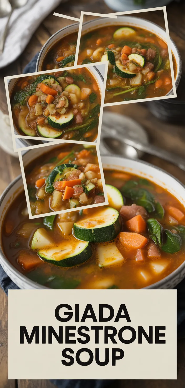 A photo of Giada De Laurentiis' Classic Minestrone Soup Recipe