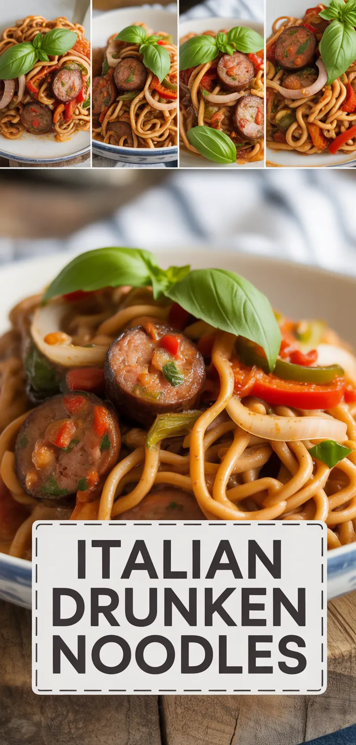 A photo of Italian Drunken Noodles Recipe