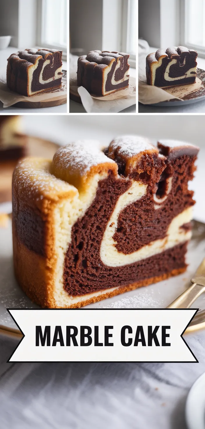 A photo of Marble Cake Recipe