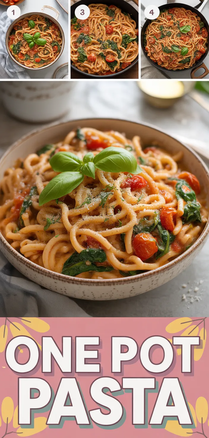 A photo of ONE POT PASTA Recipe