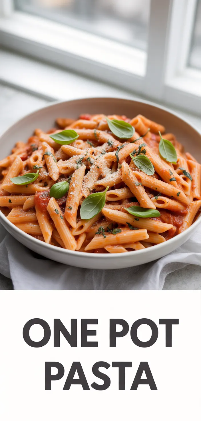 A photo of ONE POT PASTA Recipe