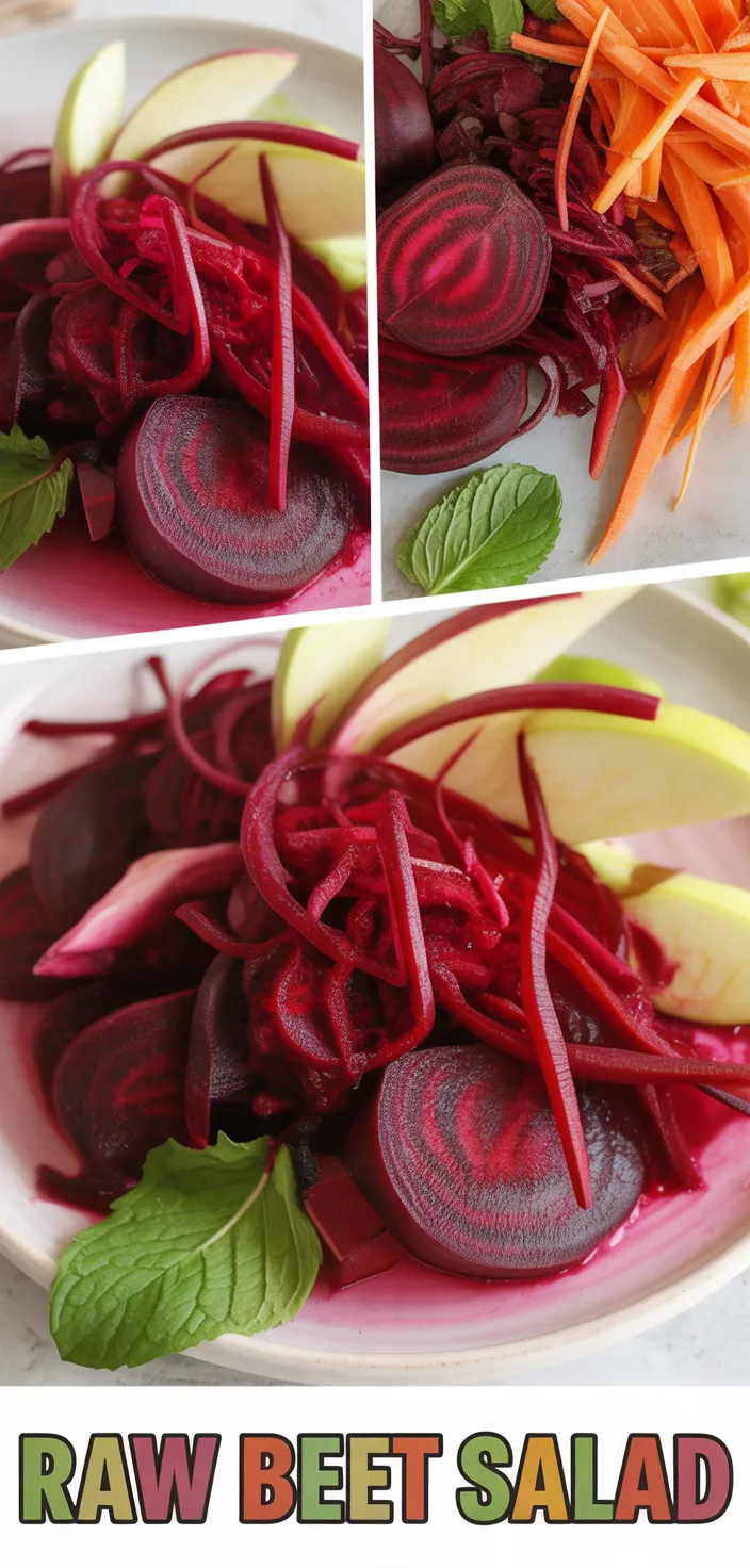 A photo of Raw Beet Salad Recipe