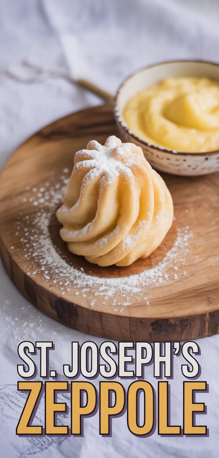 St. Joseph's Pastries (Zeppole Di San Giuseppe) Recipe