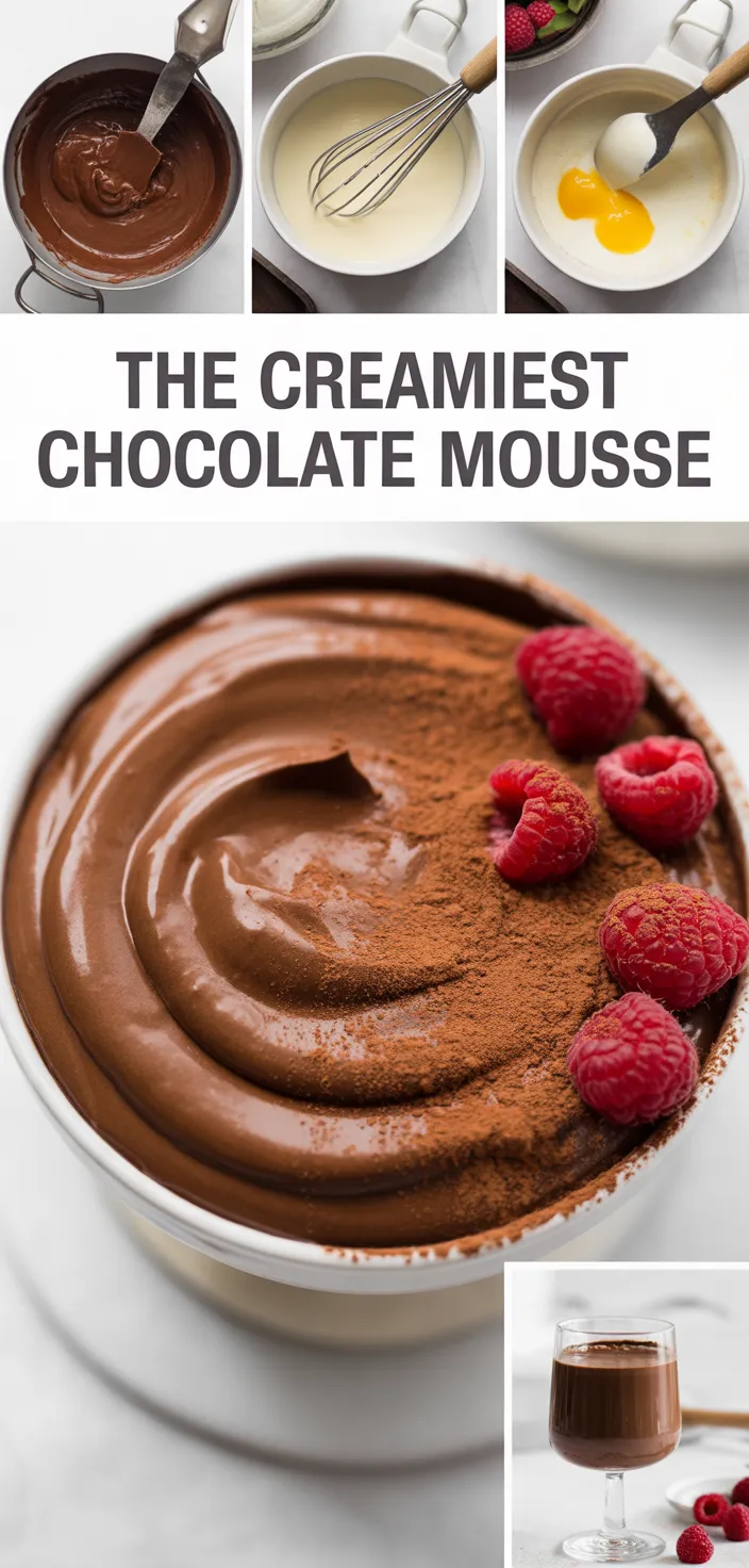 A photo of The Creamiest Chocolate Mousse Recipe