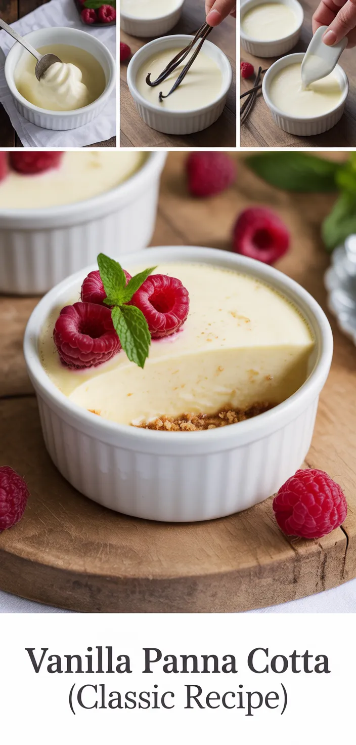 A photo of Vanilla Panna Cotta (classic Recipe)