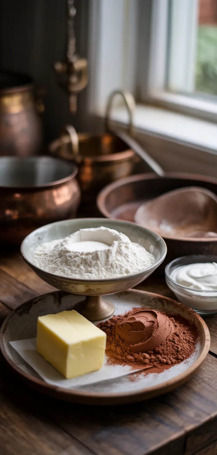 Ingredients photo for Marble Cake Recipe