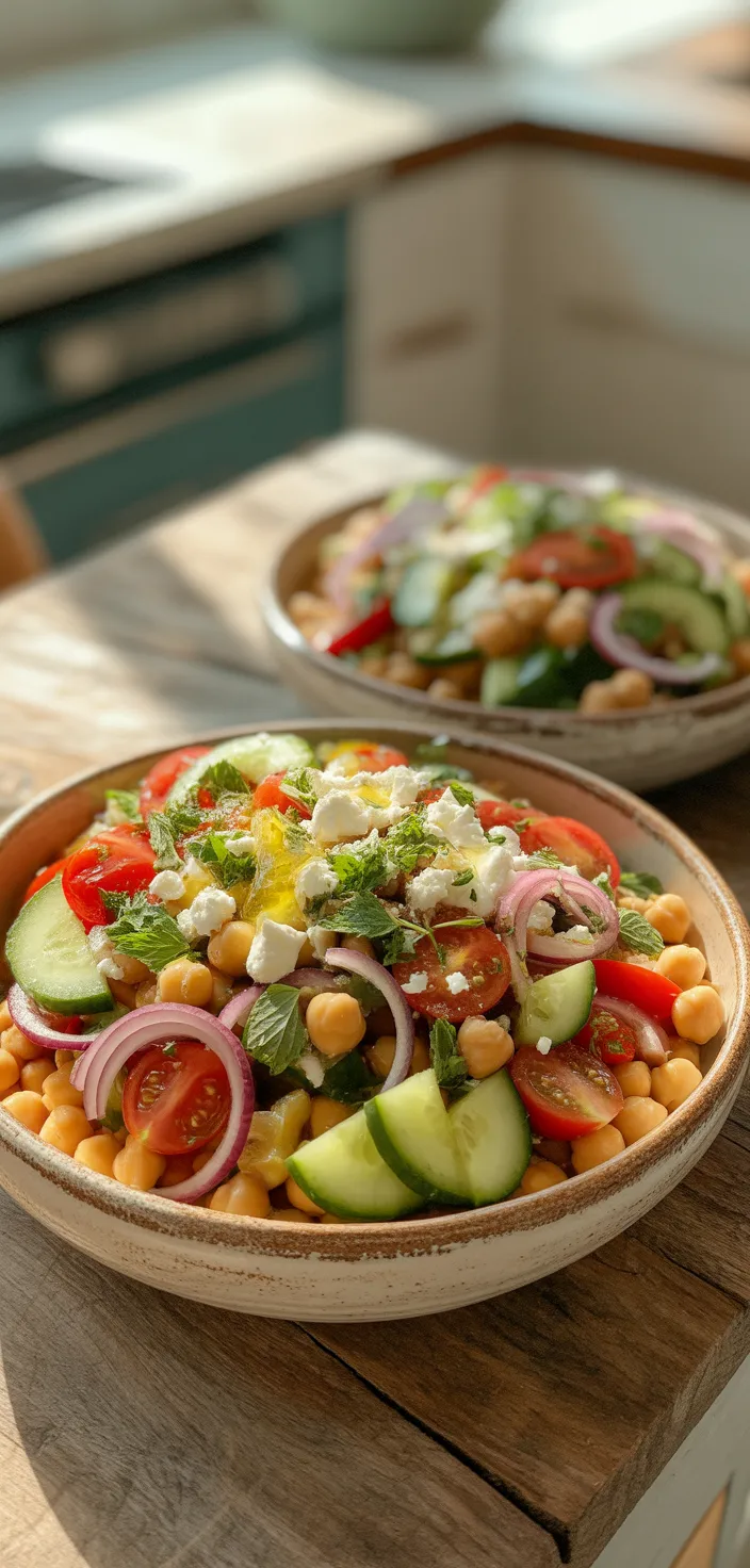 Ingredients photo for Mediterranean Chickpea Salad Recipe