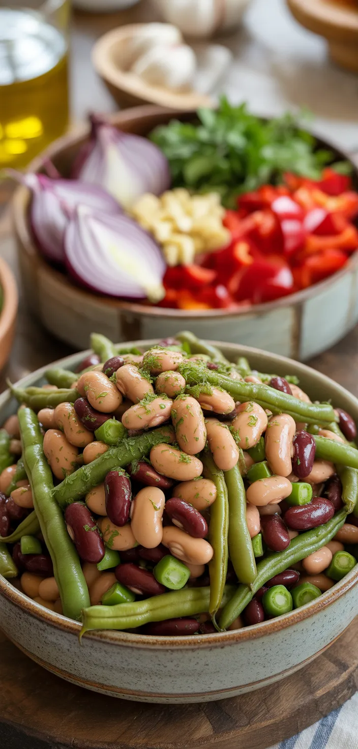 Ingredients photo for Perfect Three Bean Salad Recipe