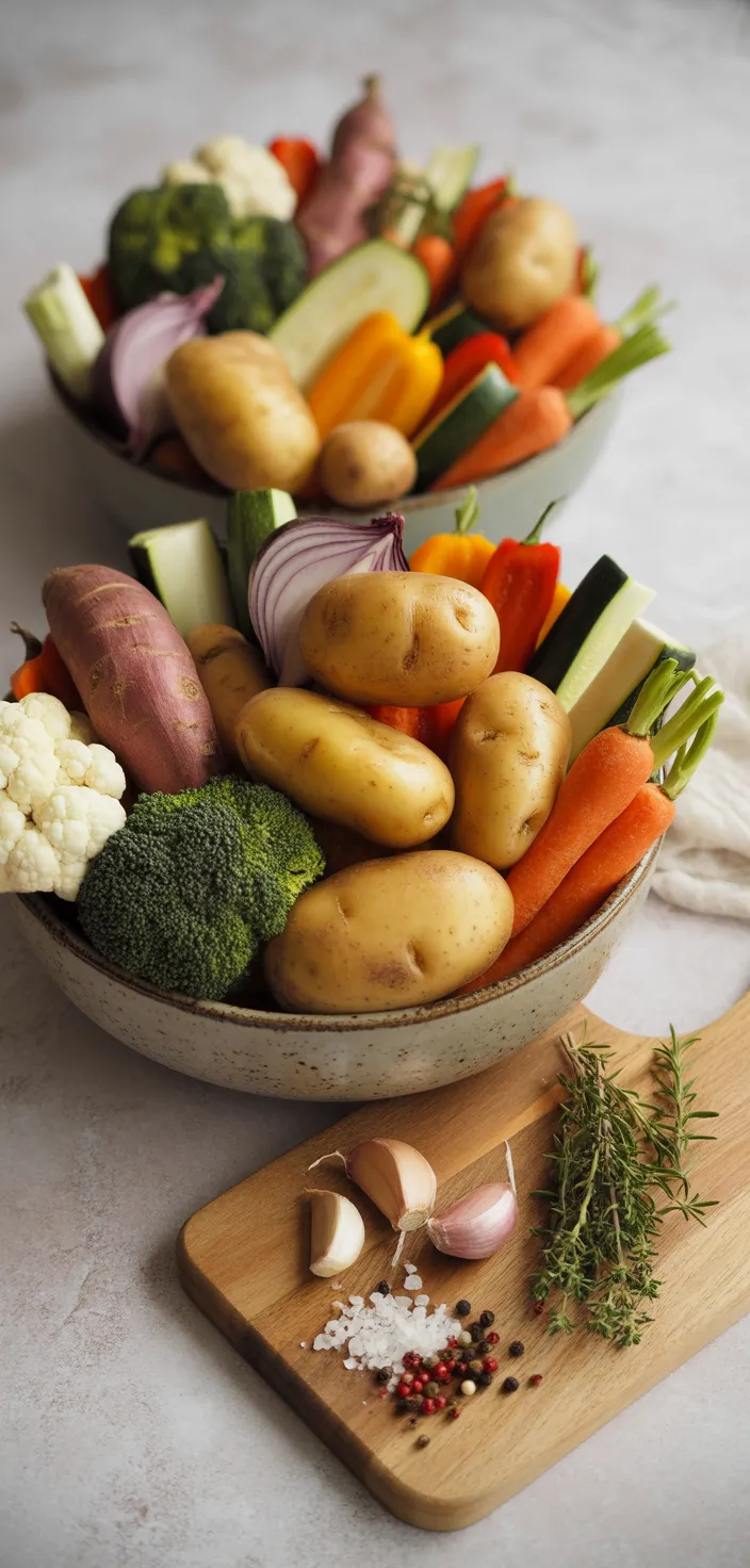 Ingredients photo for Best Roasted Vegetables Recipe