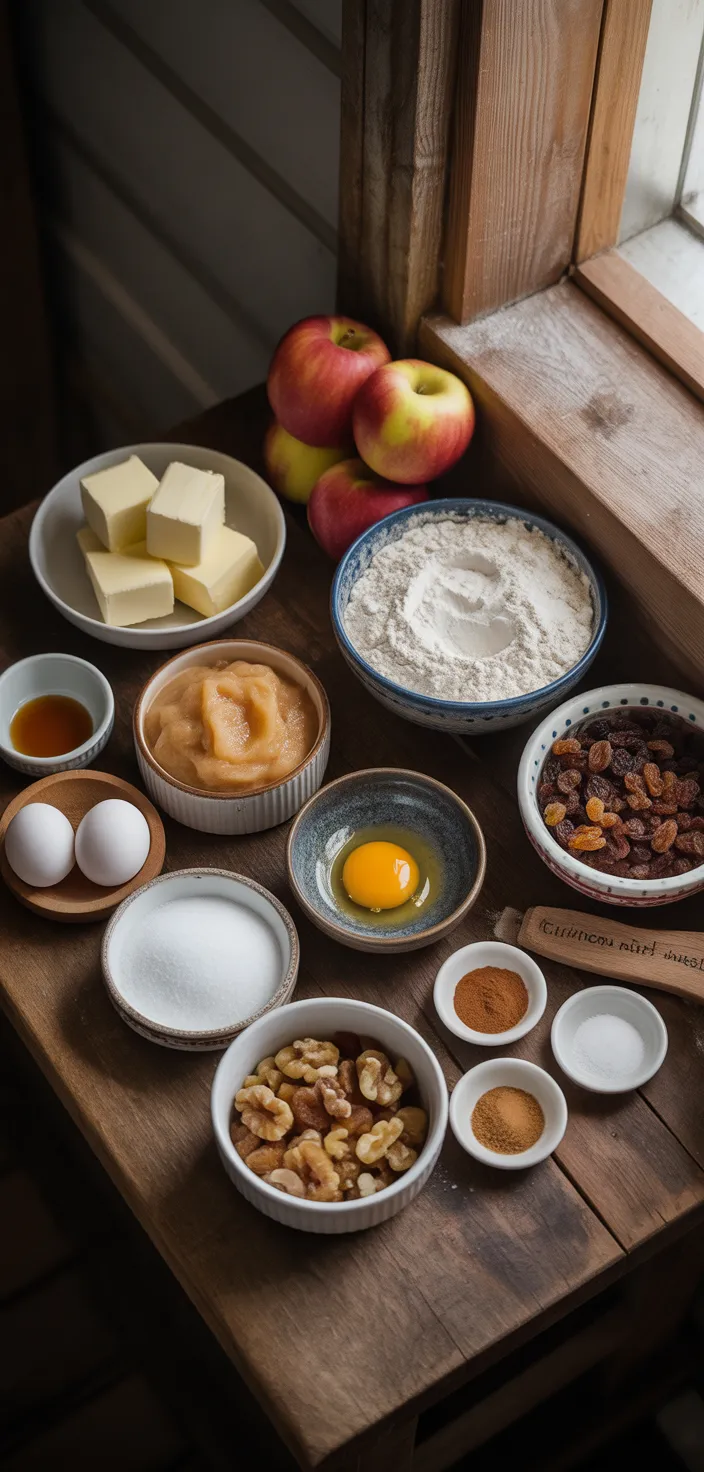 Ingredients photo for Cinnamon Applesauce Cookies Recipe