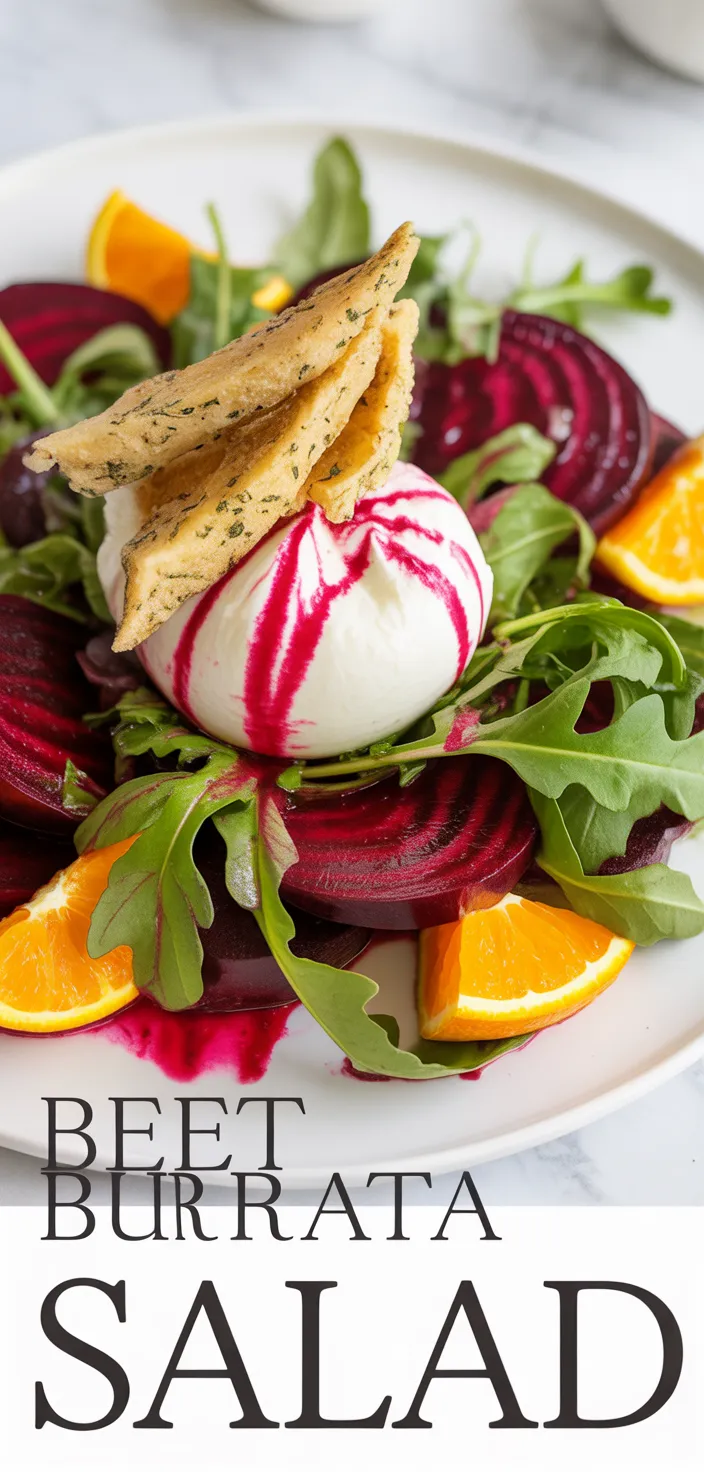 Beet And Burrata Salad With Fried Bread Recipe