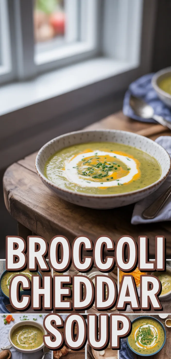 A photo of Broccoli Cheddar Soup Recipe