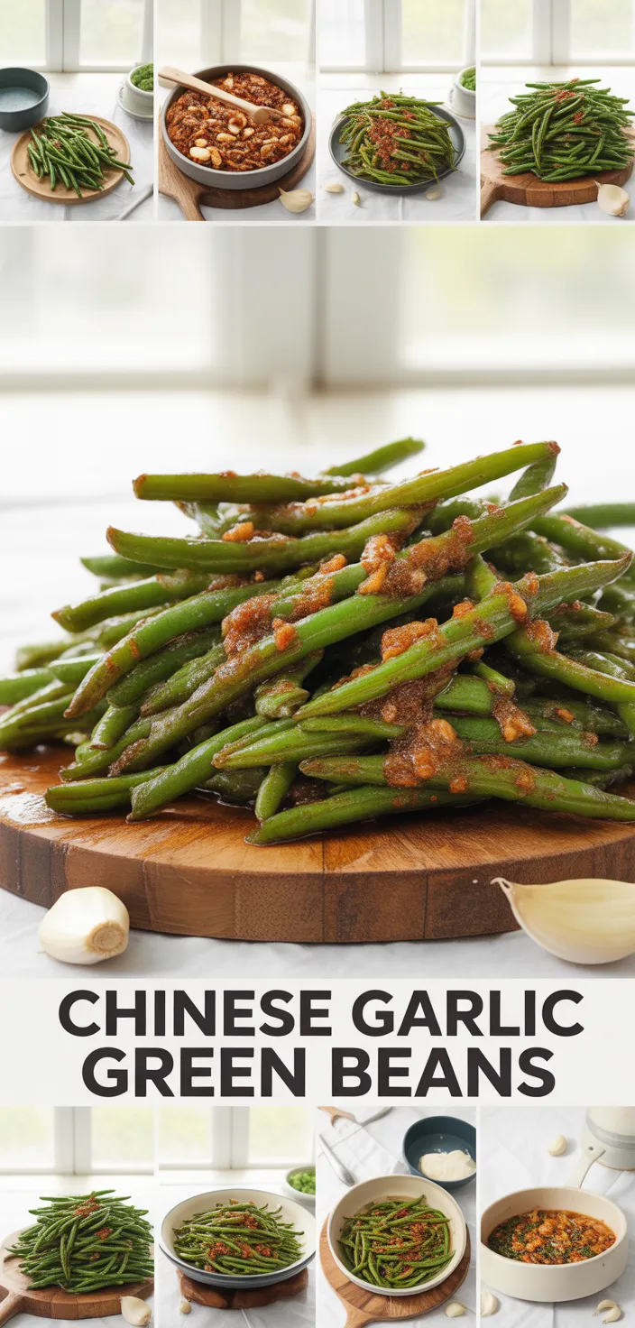 A photo of Chinese Green Beans With Garlic Sauce Recipe
