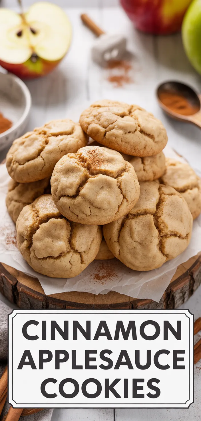 Cinnamon Applesauce Cookies Recipe