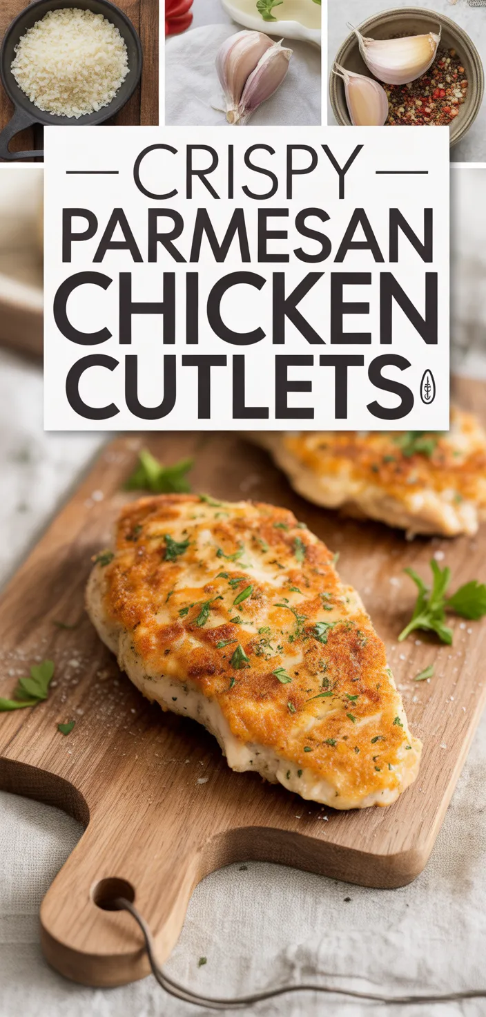 Crispy Parmesan Chicken Cutlets Recipe