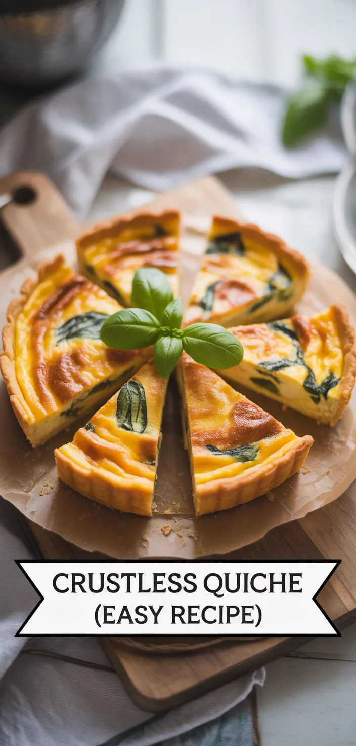 A photo of Crustless Quiche (Easy Recipe)