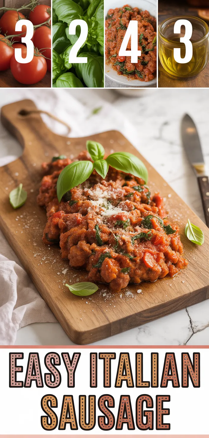A photo of EASY ITALIAN SAUSAGE Recipe