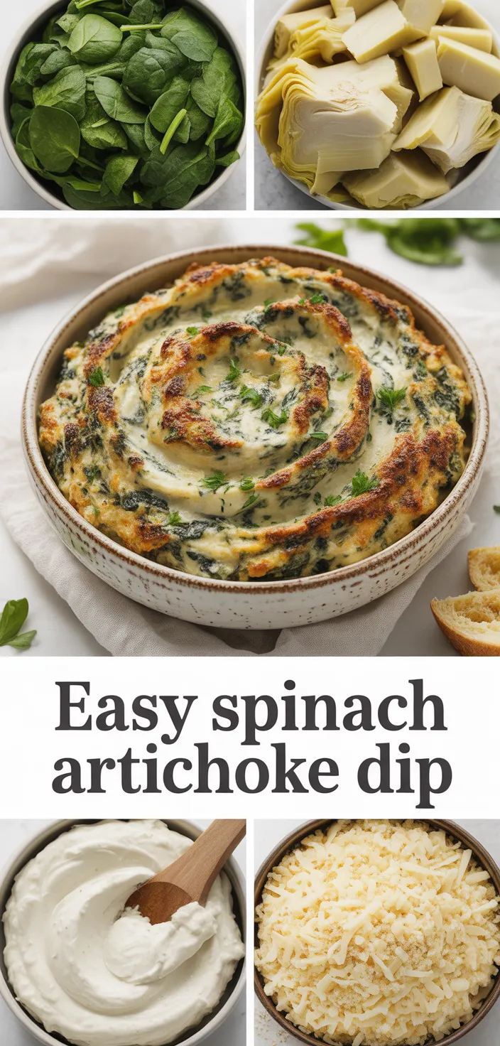 Easy Recipe For Spinach Artichoke Dip