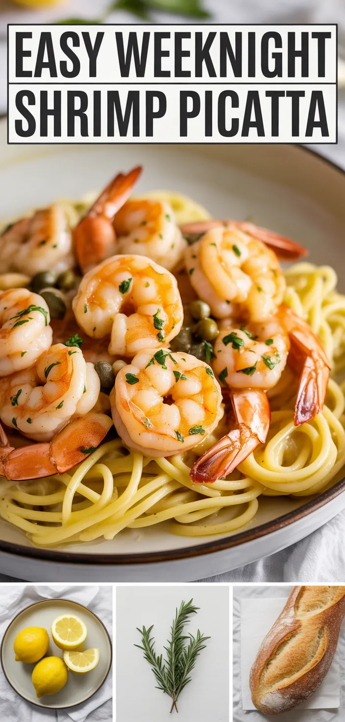 Easy Weeknight Shrimp Picatta Recipe