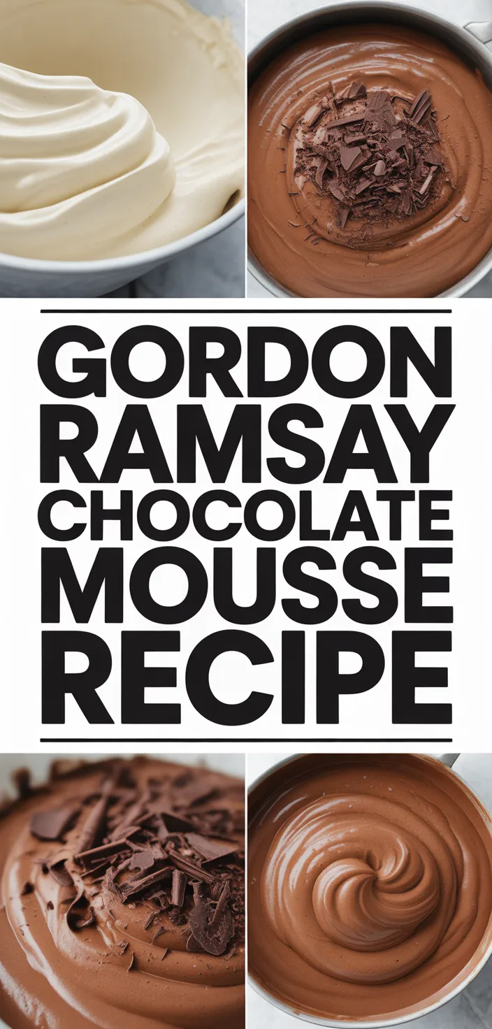 Gordon Ramsay Chocolate Mousse Recipe