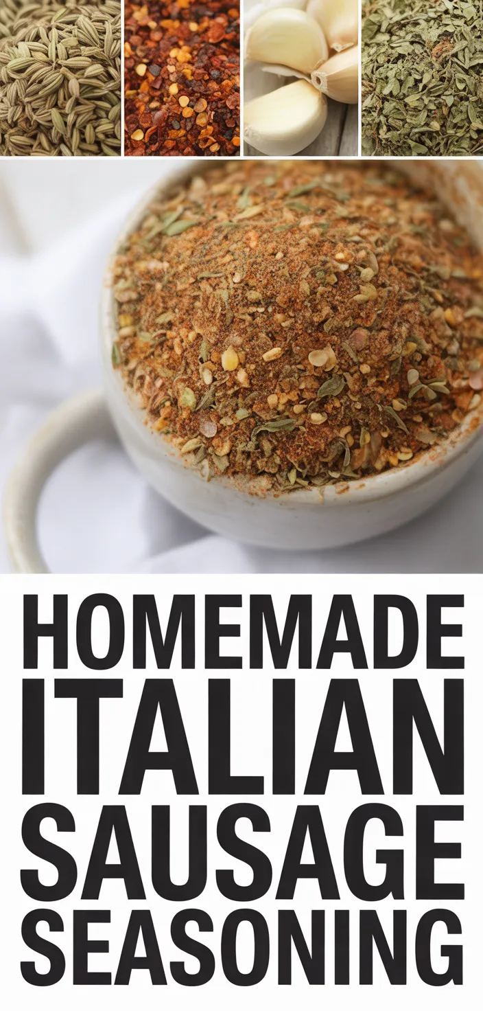 Homemade Italian Sausage Seasoning Recipe