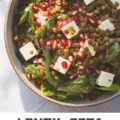 Lentil Salad With Feta And Pomegranate Recipe