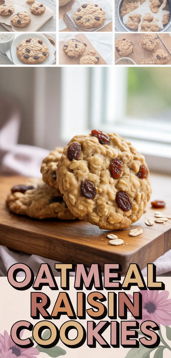 Oatmeal Raisin Cookies (Soft & Chewy) Recipe