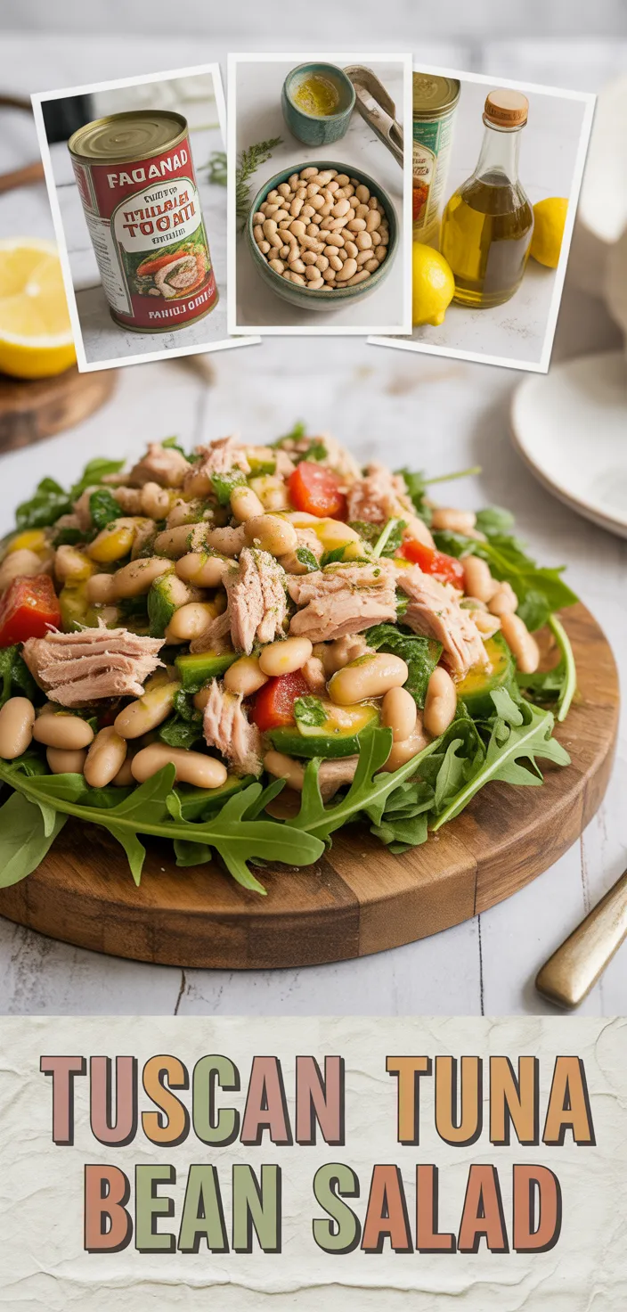 PANTRY STAPLES! TUSCAN TUNA & WHITE BEAN SALAD Recipe