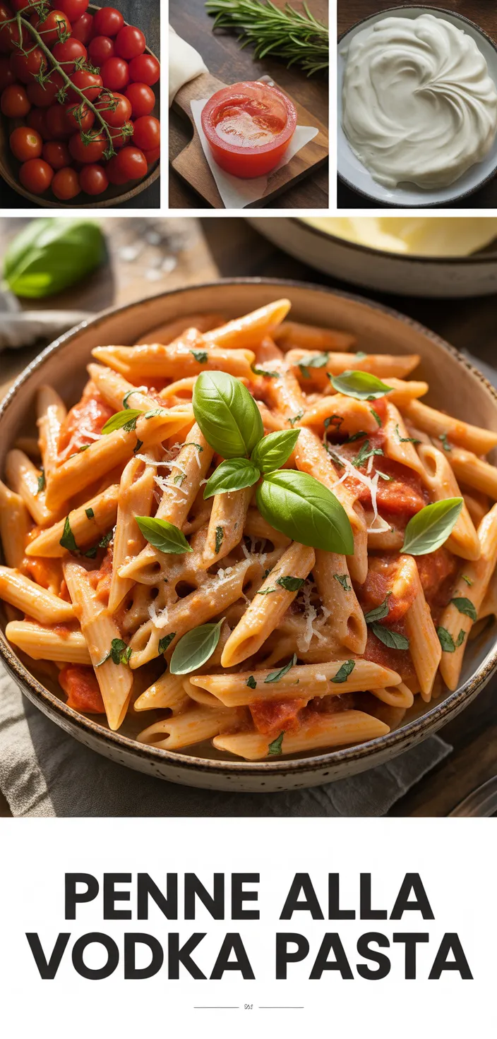 A photo of Penne Alla Vodka Pasta Recipe