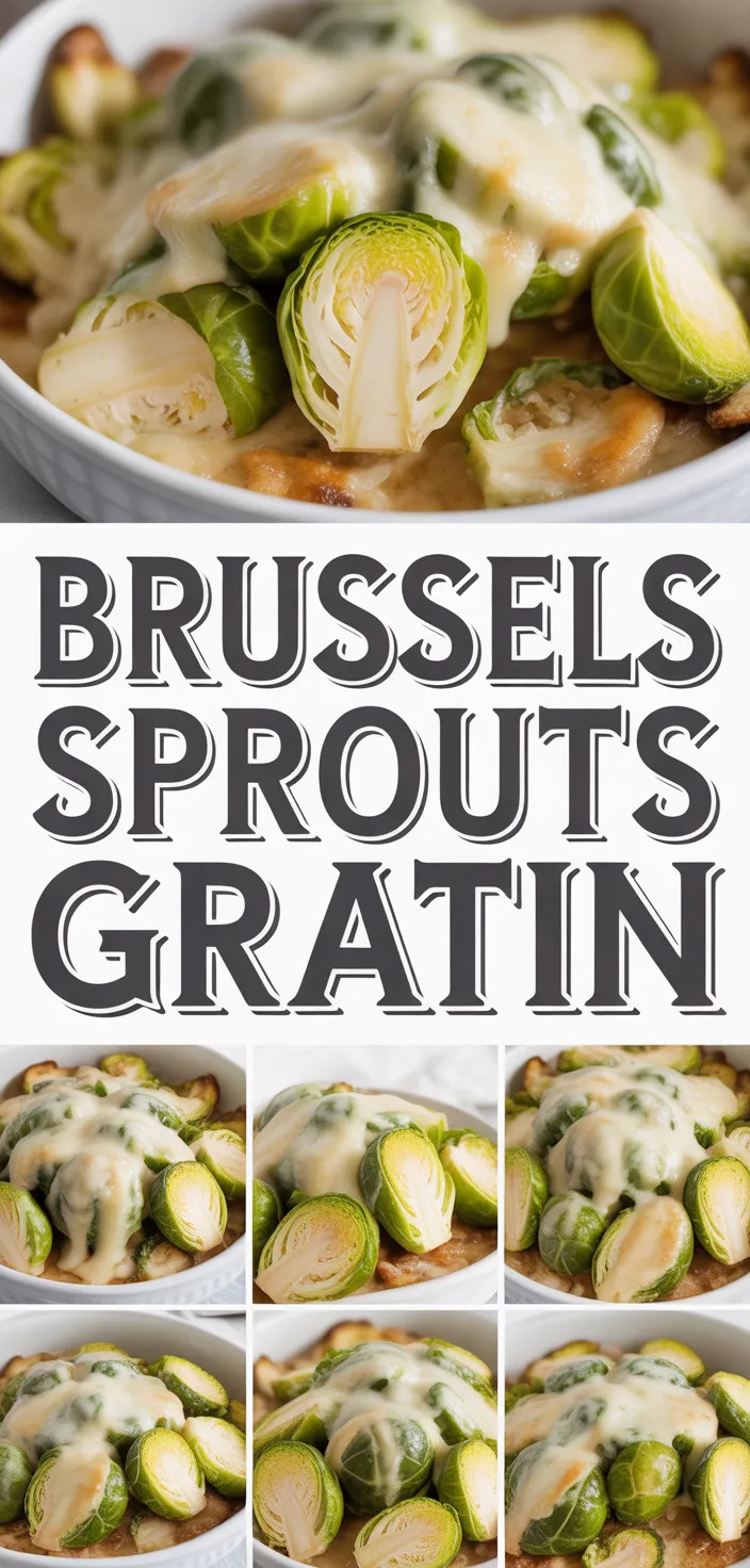 A photo of SHAVED BRUSSEL SPROUTS GRATIN WITH GRUYERE Recipe