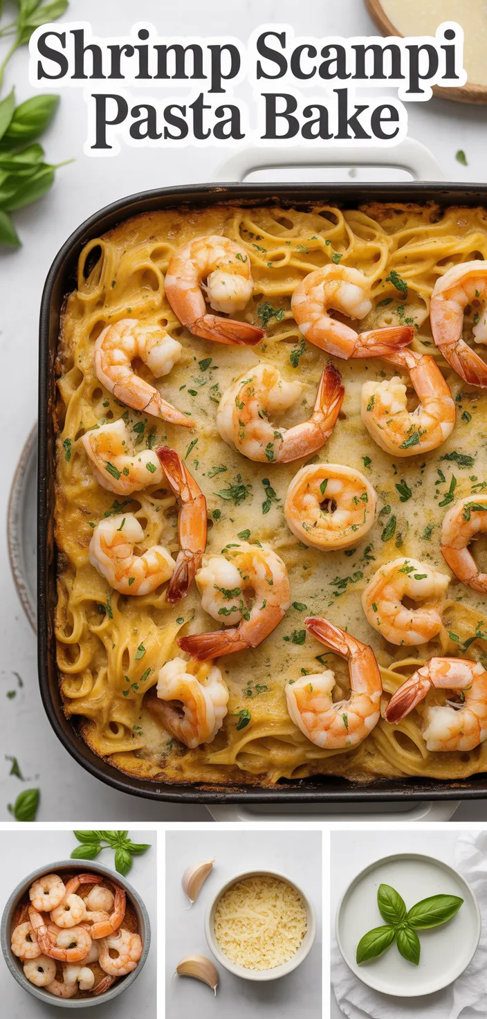 Shrimp Scampi Pasta Bake Recipe