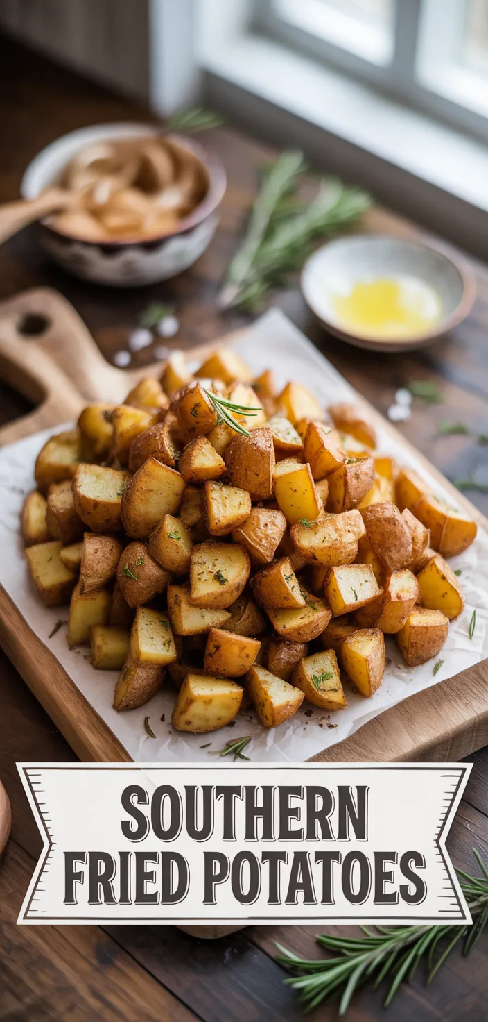 A photo of Southern Fried Potatoes Recipe