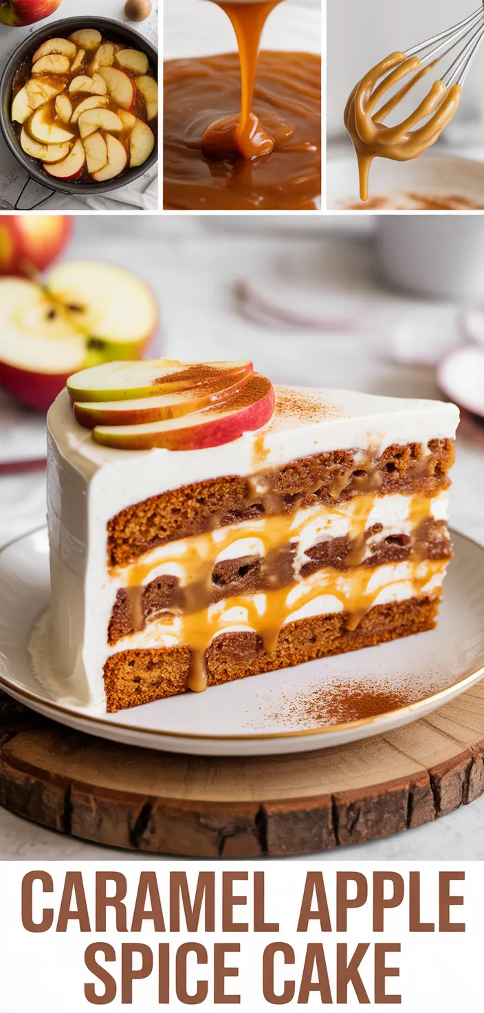 The BEST Caramel Apple Spice Cake Recipe