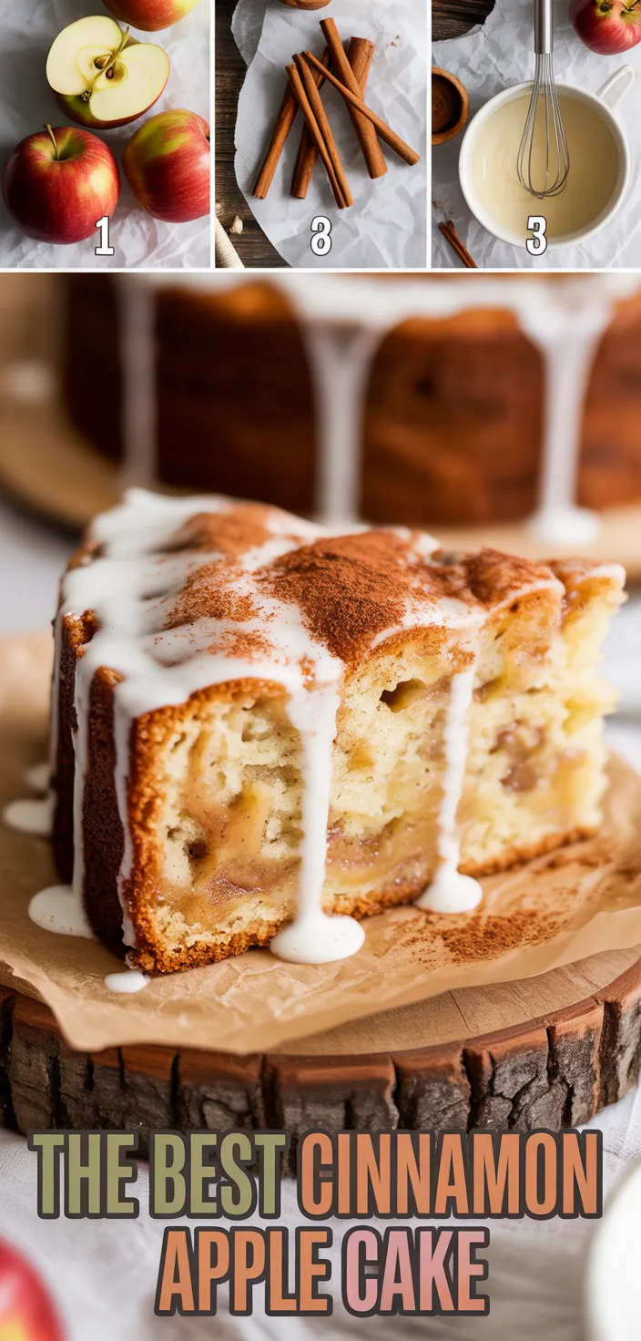 The BEST Cinnamon Apple Cake Recipe