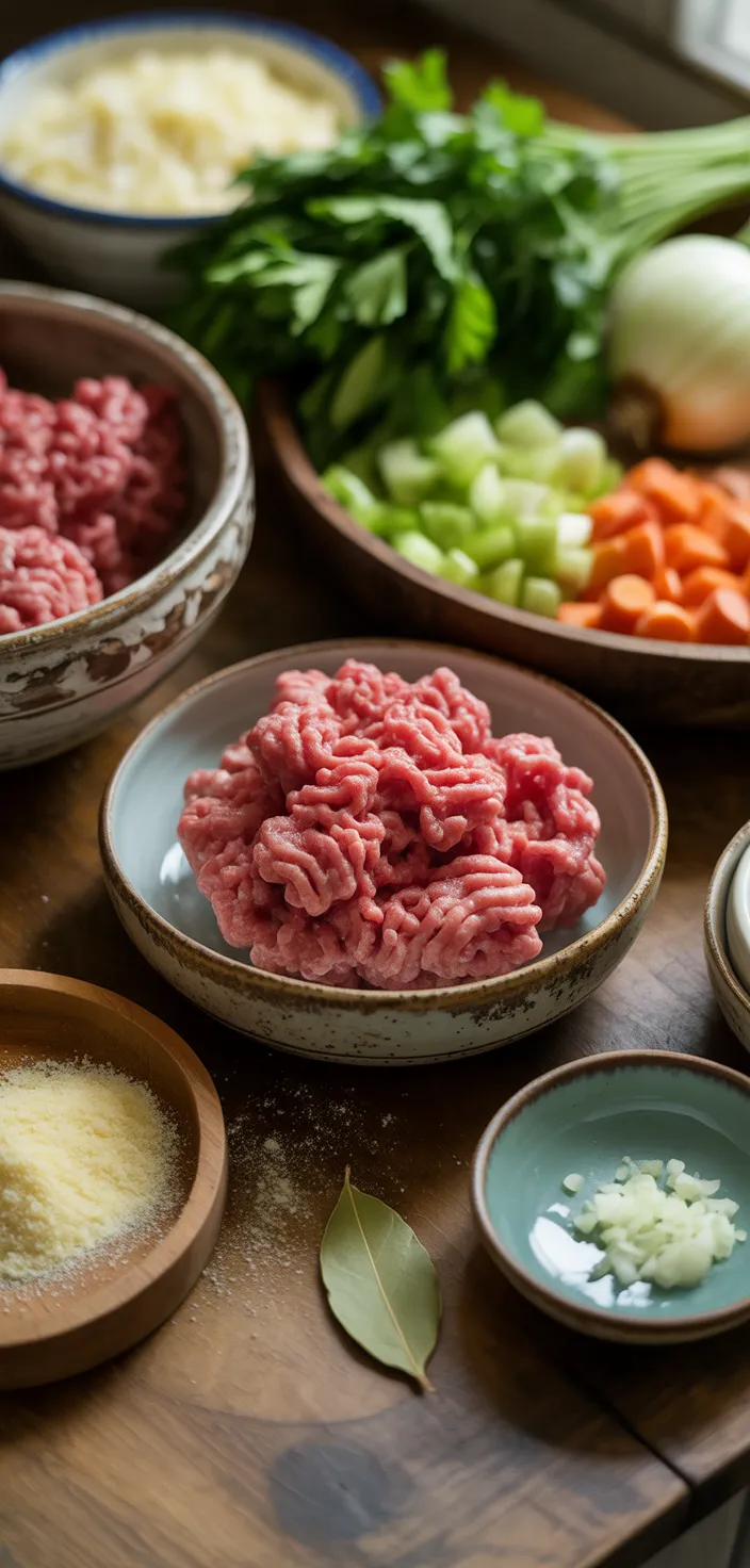 Ingredients photo for Creamy Italian Meatball Soup Recipe