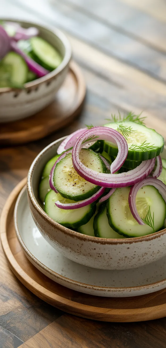 Ingredients photo for Cucumber Vinegar Salad Recipe