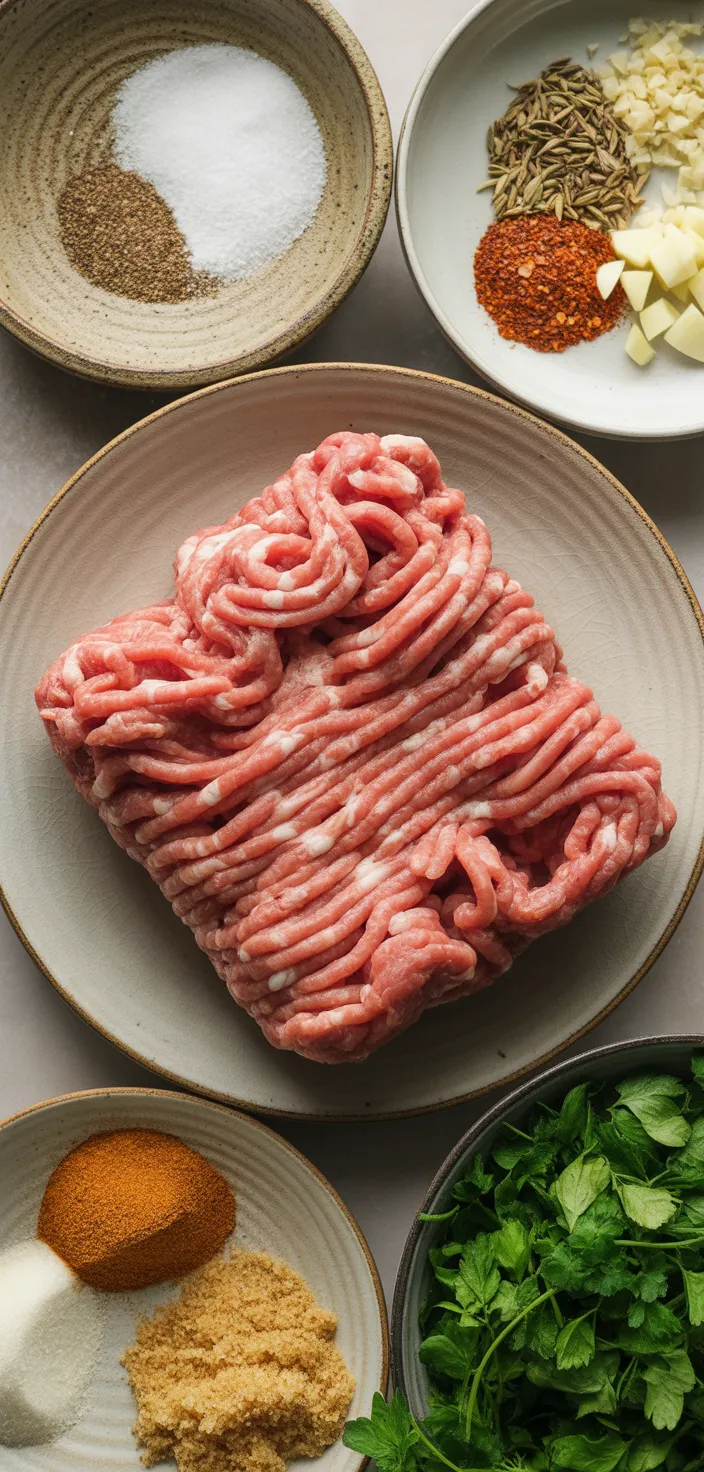 Ingredients photo for EASY ITALIAN SAUSAGE Recipe