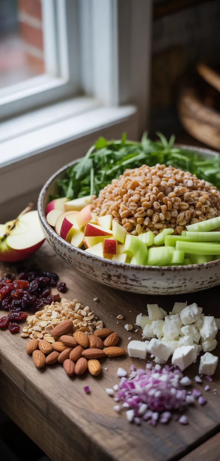 Ingredients photo for Favorite Farro Salad Recipe