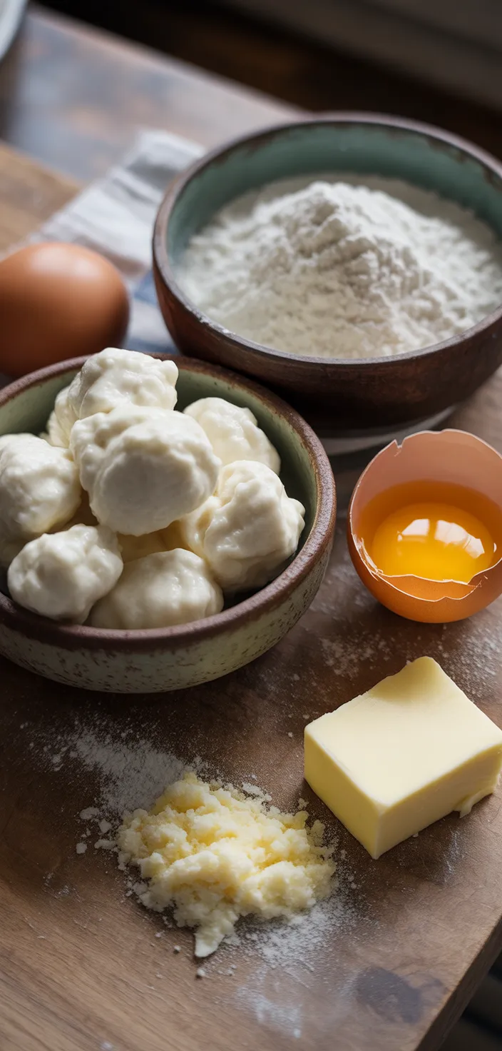 Ingredients photo for How To Make Ricotta Gnocchi From Scratch Recipe