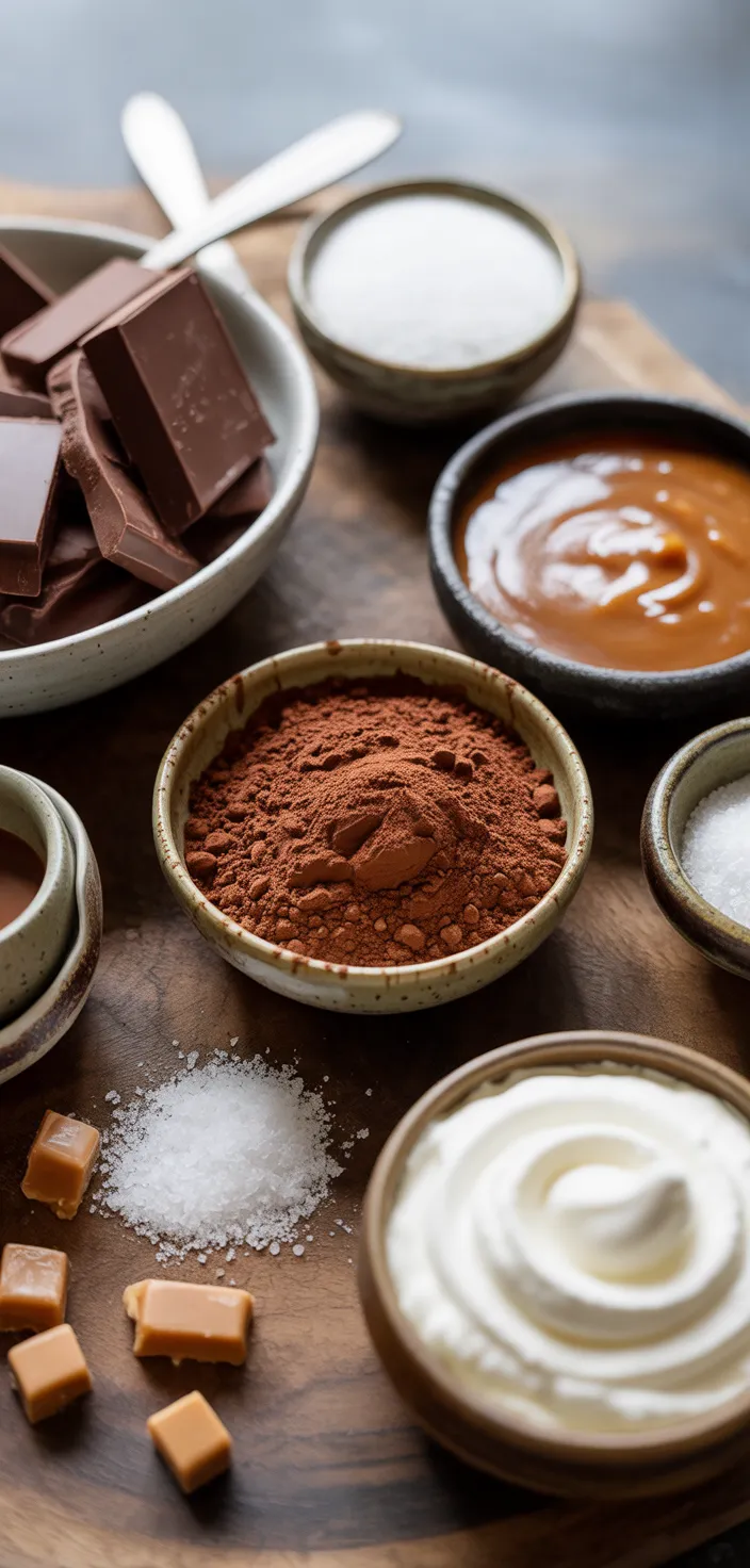 Ingredients photo for Baileys Salted Caramel Hot Chocolate Recipe